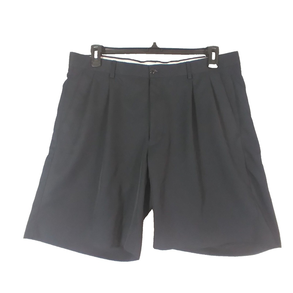 Alan Flusser Mens Golf Shorts 38x8 Blue Lightweight Microfiber Dri Fit